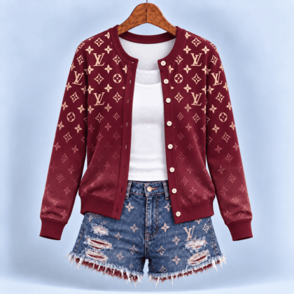 Louis Vuitton | Premium Signature Monogram Cardigan Hanging Collection 02