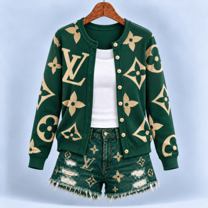Louis Vuitton | Premium Signature Monogram Cardigan Hanging Collection 03