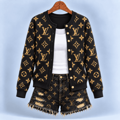 Louis Vuitton | Premium Signature Monogram Cardigan Hanging Collection 07