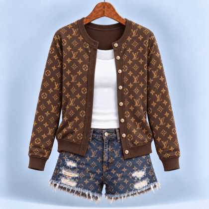 Louis Vuitton | Premium Signature Monogram Cardigan Hanging Collection 08