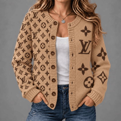 Louis Vuitton | Premium Signature Monogram Cardigan Worn Collection 01