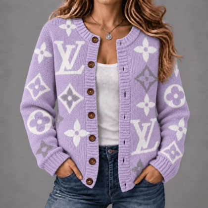 Louis Vuitton | Premium Signature Monogram Cardigan Worn Collection 02