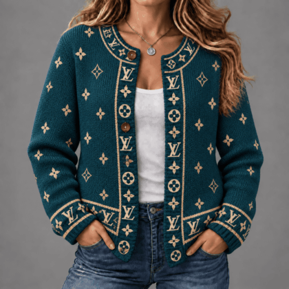 Louis Vuitton | Premium Signature Monogram Cardigan Worn Collection 03