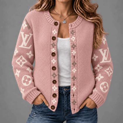 Louis Vuitton | Premium Signature Monogram Cardigan Worn Collection 04