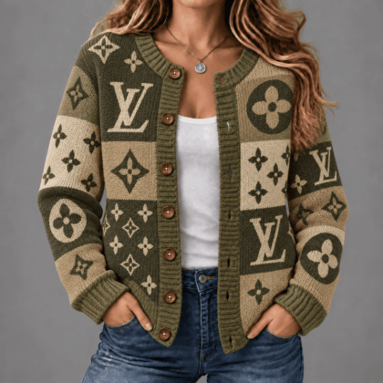 Louis Vuitton | Premium Signature Monogram Cardigan Worn Collection 05