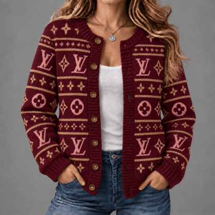 Louis Vuitton | Premium Signature Monogram Cardigan Worn Collection 06