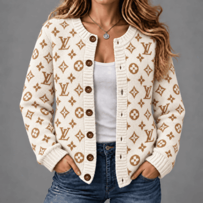 Louis Vuitton | Premium Signature Monogram Cardigan Worn Collection 08