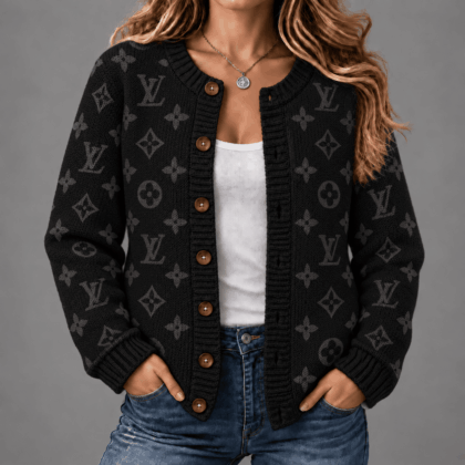 Louis Vuitton | Premium Signature Monogram Cardigan Worn Collection 09