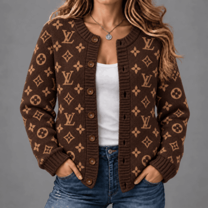 Louis Vuitton | Premium Signature Monogram Cardigan Worn Collection 10
