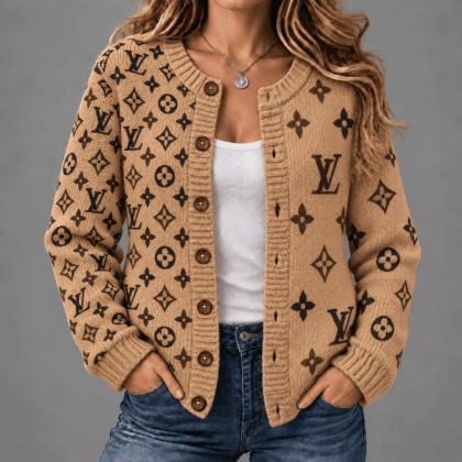 Louis Vuitton | Premium Signature Monogram Cardigan Worn Collection 11