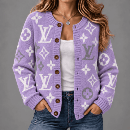 Louis Vuitton | Premium Signature Monogram Cardigan Worn Collection 12