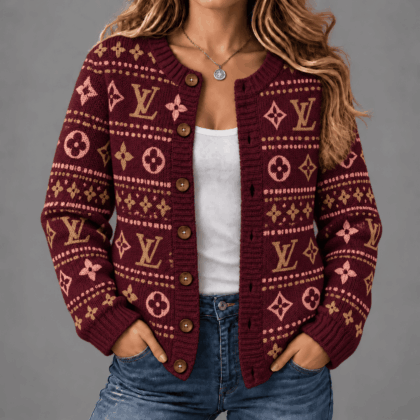 Louis Vuitton | Premium Signature Monogram Cardigan Worn Collection 16