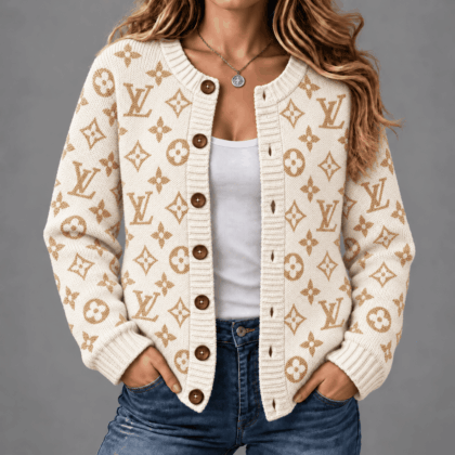 Louis Vuitton | Premium Signature Monogram Cardigan Worn Collection 18