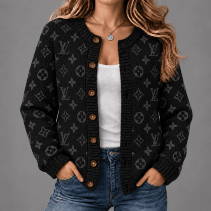 Louis Vuitton | Premium Signature Monogram Cardigan Worn Collection 19