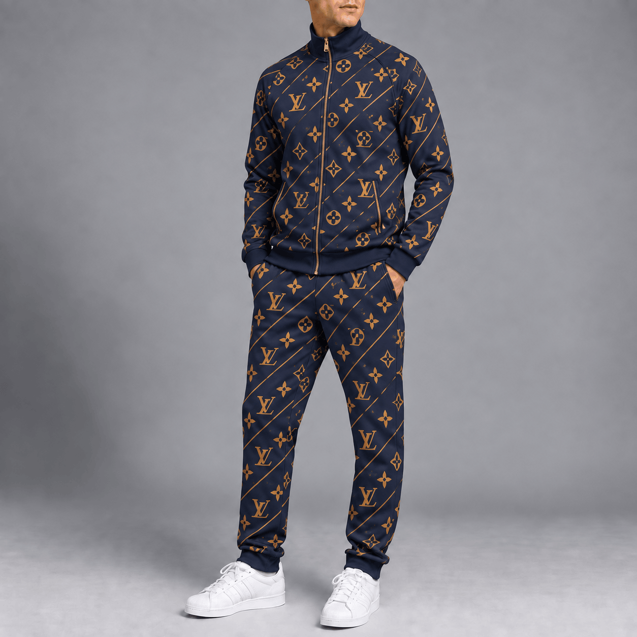 Louis Vuitton | Premium Signature Monogram Men Long Set Collection 27