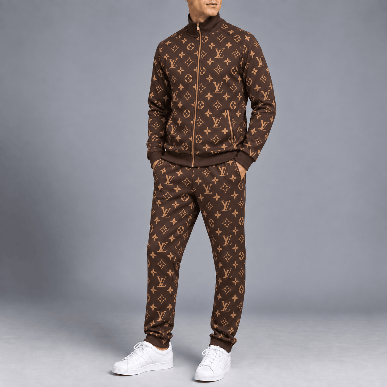 Louis Vuitton | Premium Signature Monogram Men Long Set Collection 30