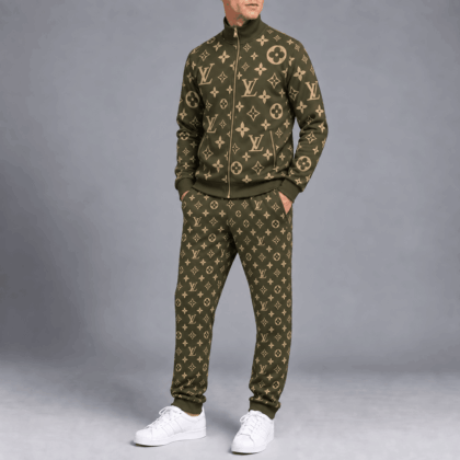 Louis Vuitton | Premium Signature Monogram Men Long Set Collection 36