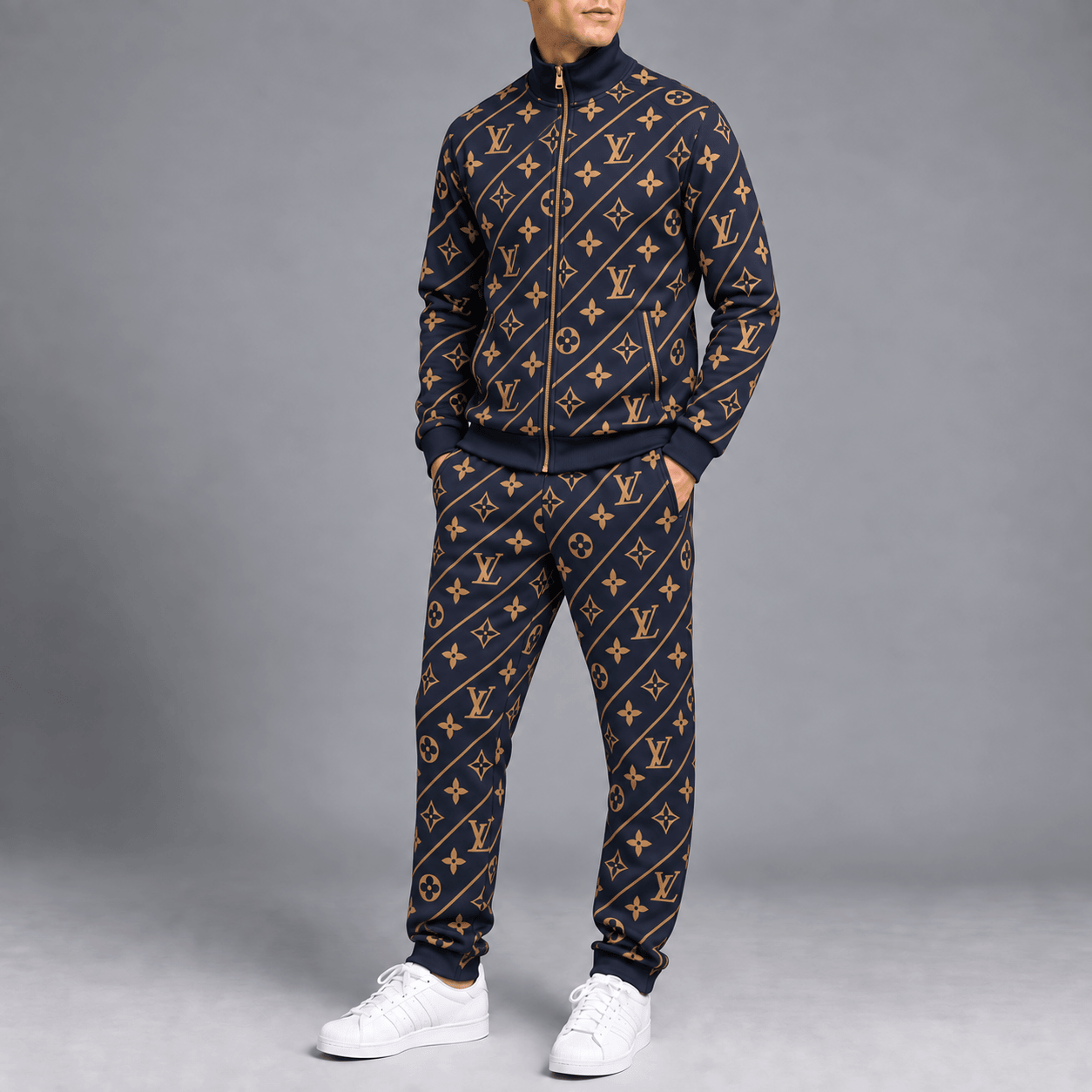 Louis Vuitton | Premium Signature Monogram Men Long Set Collection 37