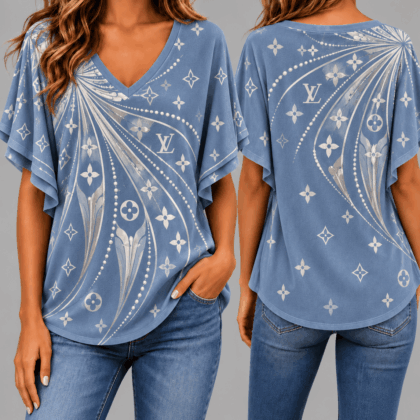 Louis Vuitton | Premium Signature Monogram V-Neck Collection 21