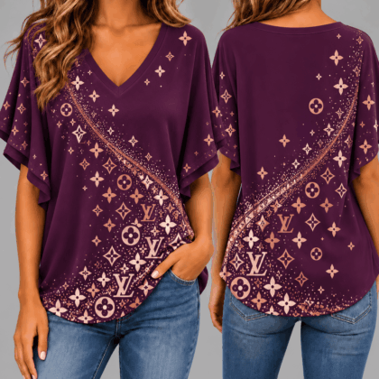 Louis Vuitton | Premium Signature Monogram V-Neck Collection 23