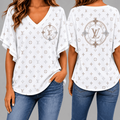 Louis Vuitton | Premium Signature Monogram V-Neck Collection 25