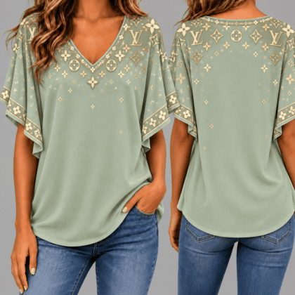 Louis Vuitton | Premium Signature Monogram V-Neck Collection 29