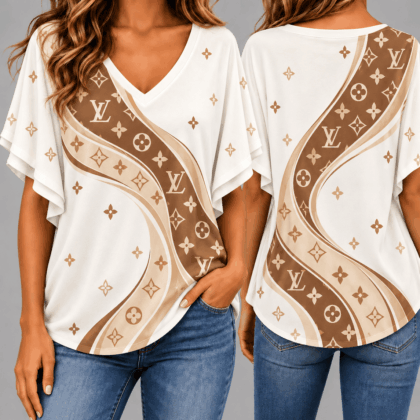 Louis Vuitton | Premium Signature Monogram V-Neck Collection 30