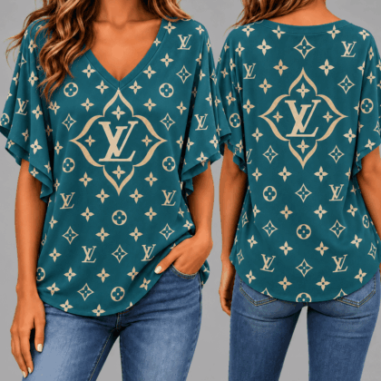 Louis Vuitton | Premium Signature Monogram V-Neck Collection 31