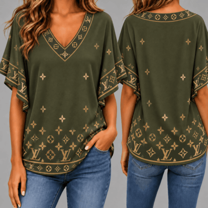 Louis Vuitton | Premium Signature Monogram V-Neck Collection 35