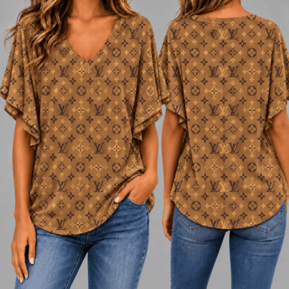 Louis Vuitton | Premium Signature Monogram V-Neck Collection 40
