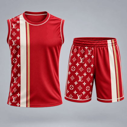 Louis Vuitton | Premium Signature Monogram Tank Top Set Collection 06