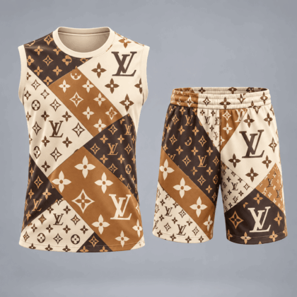 Louis Vuitton | Premium Signature Monogram Tank Top Set Collection 11