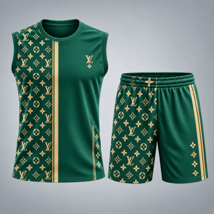 Louis Vuitton | Premium Signature Monogram Tank Top Set Collection 15