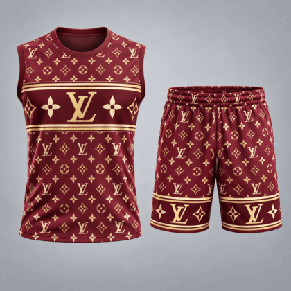 Louis Vuitton | Premium Signature Monogram Tank Top Set Collection 17