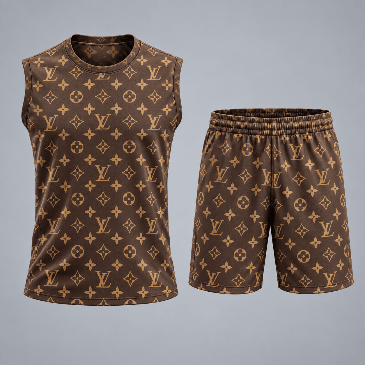 Louis Vuitton | Premium Signature Monogram Tank Top Set Collection 20