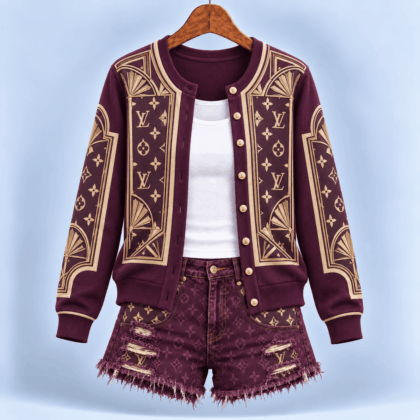 Louis Vuitton | Premium Signature Monogram Cardigan Hanging Collection 09