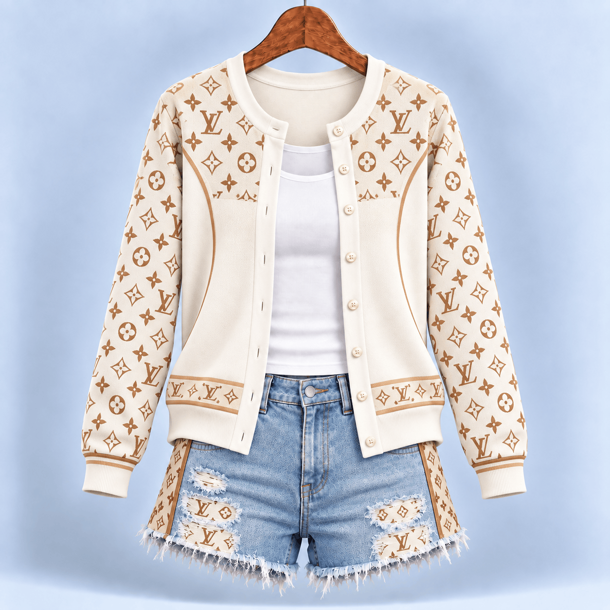 Louis Vuitton | Premium Signature Monogram Cardigan Hanging Collection 20